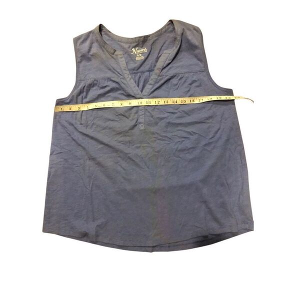 Natural Reflections light purple sleeveless vee neck tunic NWT size L - Picture 5 of 6